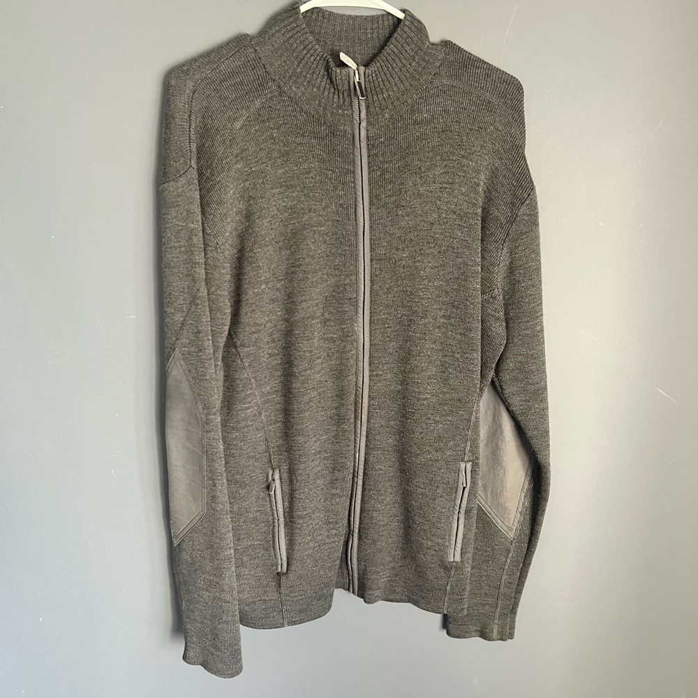 Smartwool Gray Men's Cardigan Sweater